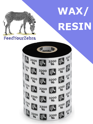 Image of Zebra wax/resin ribbon